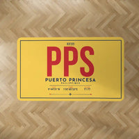 Thumbnail for Puerto Princesa International Airport (PPS) Carpets - Carpet Rectangle - ID Tag - Yellow