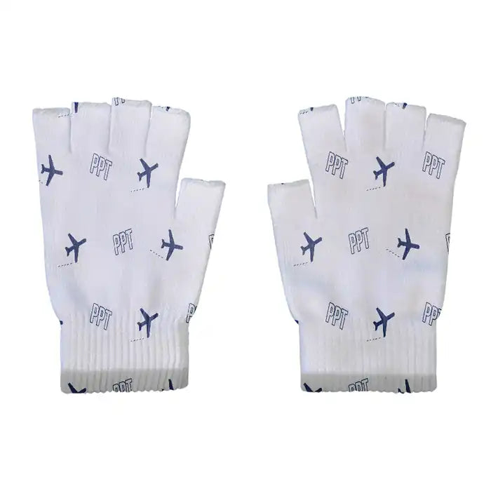 Tahiti Faa'a Airport (PPT) Gloves - Gloves - Cut - Pattern - Light Gray