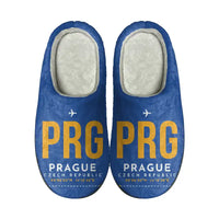 Thumbnail for Václav Havel Airport Prague (PRG) Slippers & Flip Flops - Slippers - Cotton - Code - Same - Blue