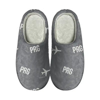 Thumbnail for Václav Havel Airport Prague (PRG) Slippers & Flip Flops - Slippers - Cotton - Pattern - Gray