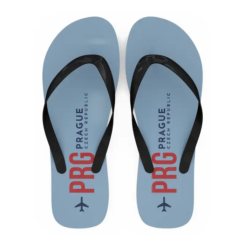 Václav Havel Airport Prague (PRG) Slippers & Flip Flops - Slippers - Flip Flops - Code - Light Blue