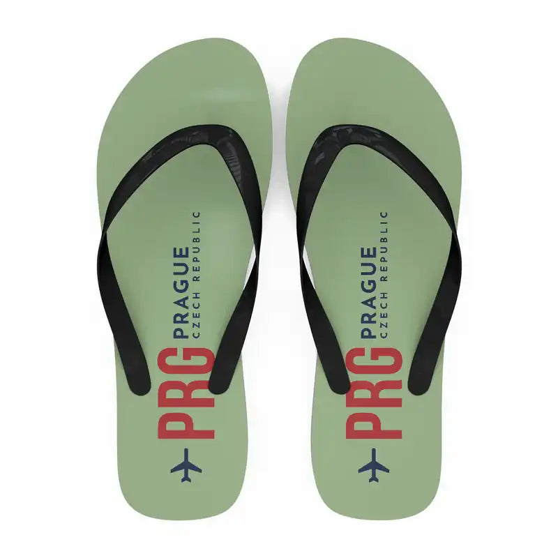 Václav Havel Airport Prague (PRG) Slippers & Flip Flops - Slippers - Flip Flops - Code - Light Green