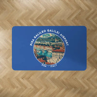 Thumbnail for Pisa Airport Galileo Galilei (PSA) Carpets - Carpet Rectangle - Badge - Blue