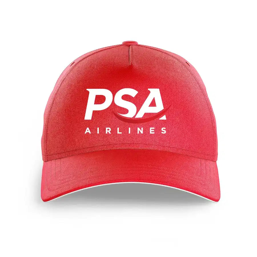 PSA Airlines printed hat - red