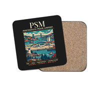 Thumbnail for PSM - Poster - Coaster - Black