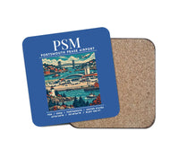 Thumbnail for PSM - Poster - Coaster - Blue