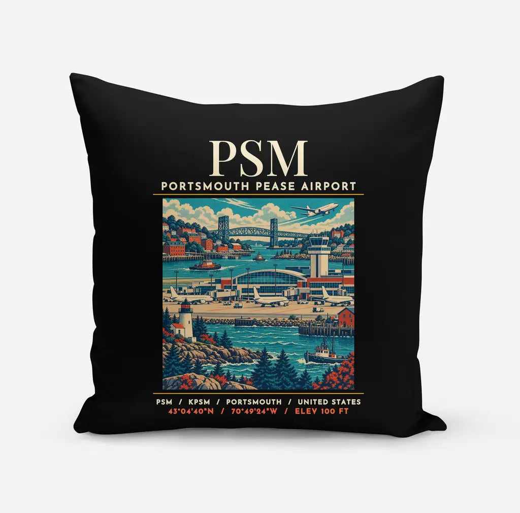 PSM - Poster - Pillow - Black