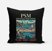 Thumbnail for PSM - Poster - Pillow - Black