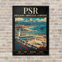 Thumbnail for PSR - Poster - Canvas Framed - Black