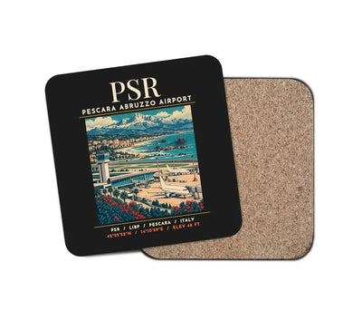 PSR - Poster - Coaster - Black