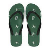 Thumbnail for Pescara Abruzzo Airport (PSR) Slippers & Flip Flops - Slippers - Flip Flops - Pattern - Green