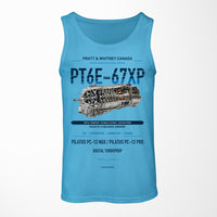 Thumbnail for PT6E-67XP design on sky blue tank top