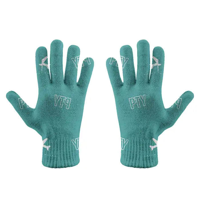 Panama City Tocumen International Airport (PTY) Gloves - Gloves - Full - Pattern - Turquoise