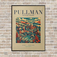 Thumbnail for PULLMAN - Poster - Canvas Framed - Beige