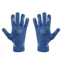 Thumbnail for Gimhae International Airport Busan (PUS) Gloves - Gloves - Full - Pattern - Blue