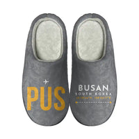 Thumbnail for Gimhae International Airport Busan (PUS) Slippers & Flip Flops - Slippers - Cotton - Code - Different - Gray