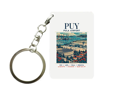 PUY - Poster - Key Chain - White