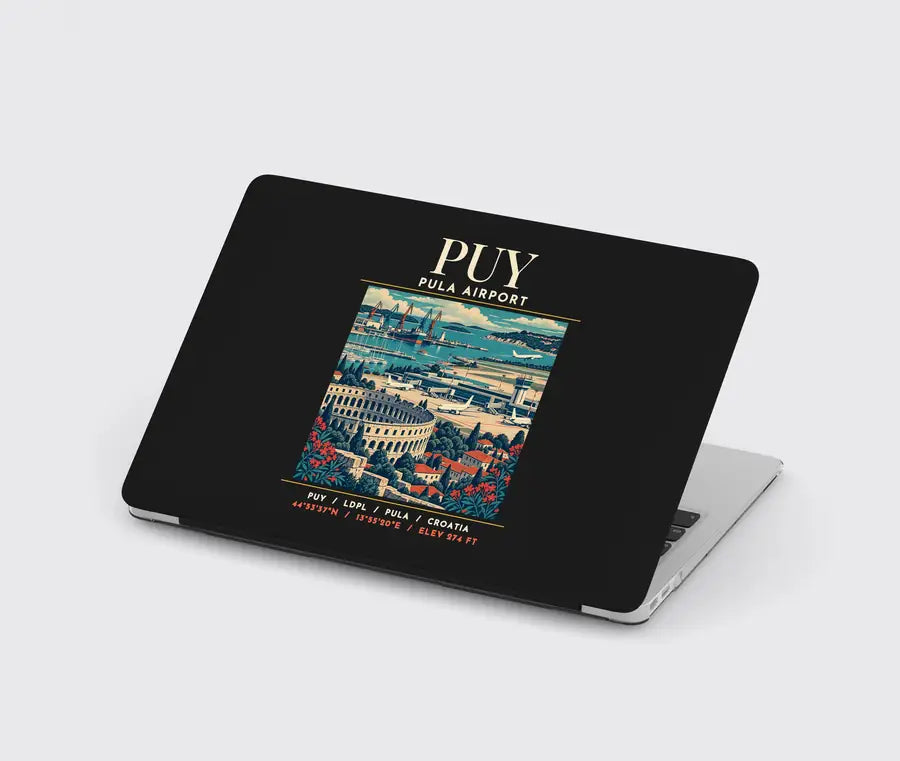 PUY - Poster - MacBook Case - Black