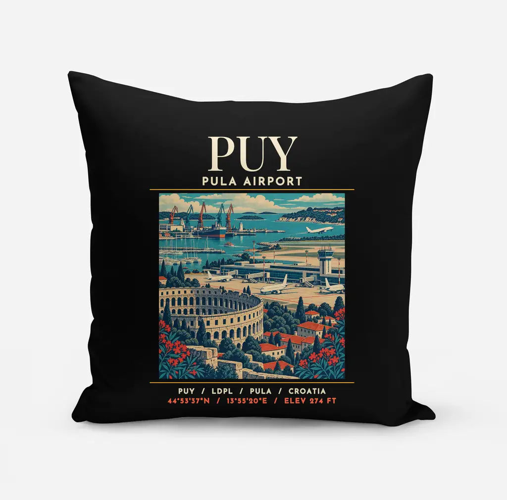 PUY - Poster - Pillow - Black