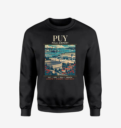 PUY - Poster - Sweatshirt - Black