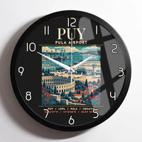 Thumbnail for PUY - Poster - Wall Clock Framed - Black