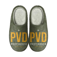 Thumbnail for Rhode Island T. F. Green International Airport Providence (PVD) Slippers & Flip Flops - Slippers - Cotton - Code - Same - Green Army