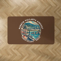 Thumbnail for Aeropuerto Internacional Licenciado Gustavo Díaz Ordaz (PVR) Carpets - Carpet Rectangle - Badge - Brown