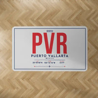 Thumbnail for Aeropuerto Internacional Licenciado Gustavo Díaz Ordaz (PVR) Carpets - Carpet Rectangle - ID Tag - Light Gray