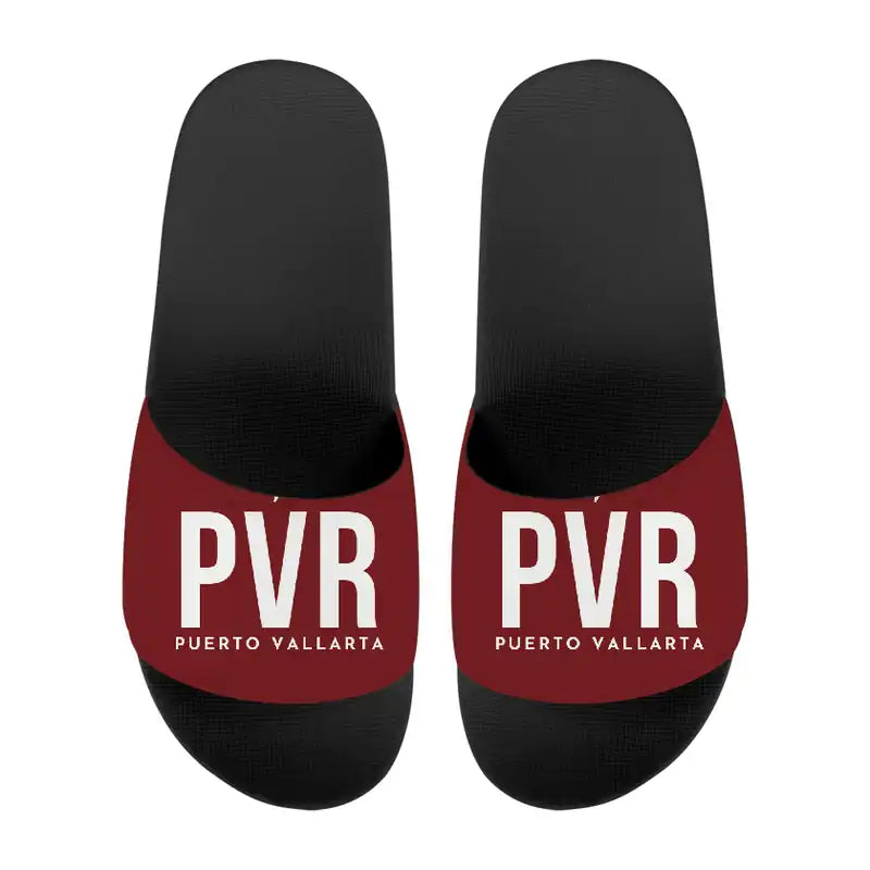 Aeropuerto Internacional Licenciado Gustavo Díaz Ordaz (PVR) Slippers & Flip Flops - Slippers - Sport - Code - Dark Red