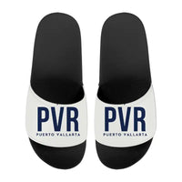 Thumbnail for Aeropuerto Internacional Licenciado Gustavo Díaz Ordaz (PVR) Slippers & Flip Flops - Slippers - Sport - Code - White