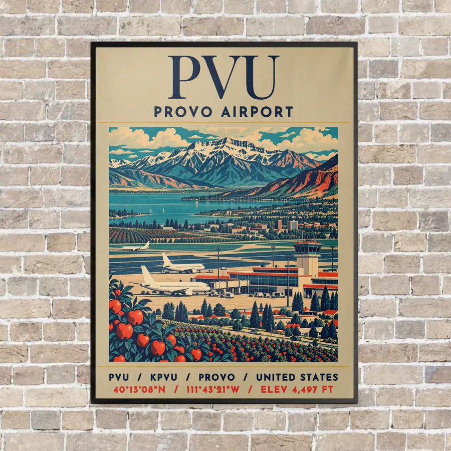 PVU - Poster - Canvas Framed - Beige