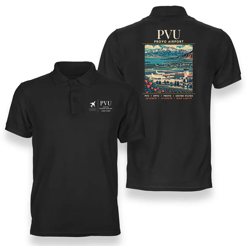 PVU - Poster - Double-Side Polo - Black
