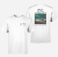 Thumbnail for PVU - Poster - Double-Side T-Shirt - White