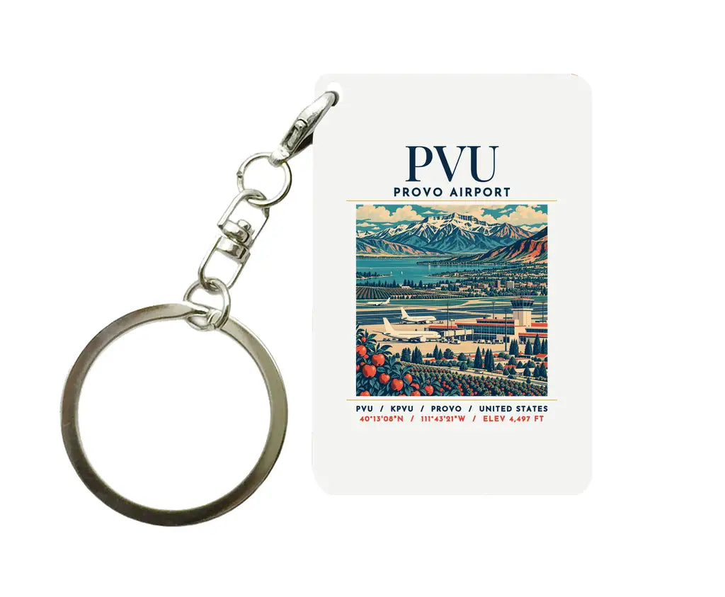 PVU - Poster - Key Chain - White
