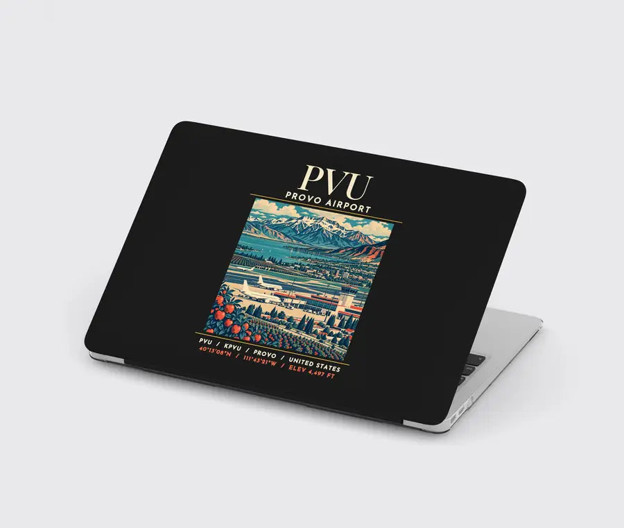 PVU - Poster - MacBook Case - Black