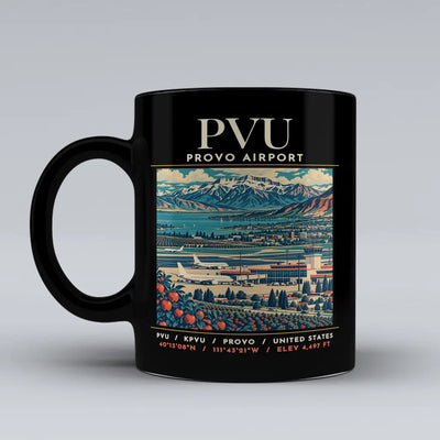 PVU - Poster - Mug - Black