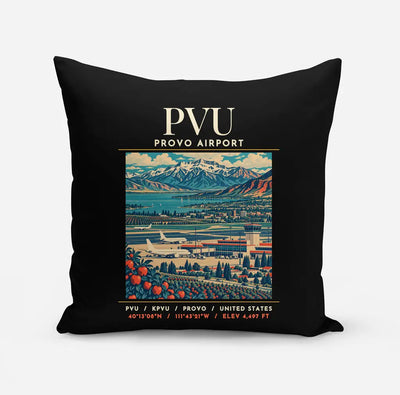 PVU - Poster - Pillow - Black