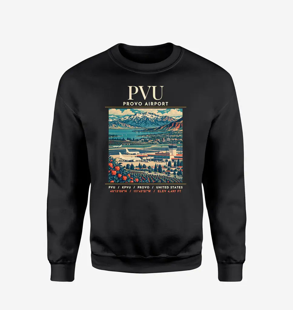 PVU - Poster - Sweatshirt - Black