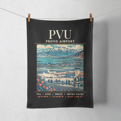 PVU - Poster - Towel - Black