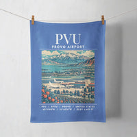 Thumbnail for PVU - Poster - Towel - Blue
