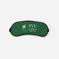 Thumbnail for Provo Municipal Airport (PVU) Sleep Masks - Sleep Mask - Front - Green