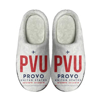 Thumbnail for Provo Municipal Airport (PVU) Slippers & Flip Flops - Slippers - Cotton - Code - Same - White
