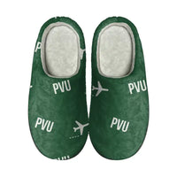 Thumbnail for Provo Municipal Airport (PVU) Slippers & Flip Flops - Slippers - Cotton - Pattern - Green