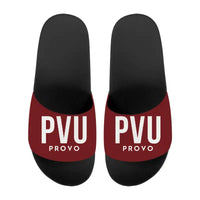 Thumbnail for Provo Municipal Airport (PVU) Slippers & Flip Flops - Slippers - Sport - Code - Dark Red