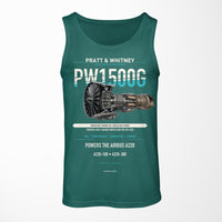 Thumbnail for PW1500G design on green tank top