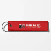 Thumbnail for Pratt & Whitney PW2040 Engine Aviator Key Chains - Red
