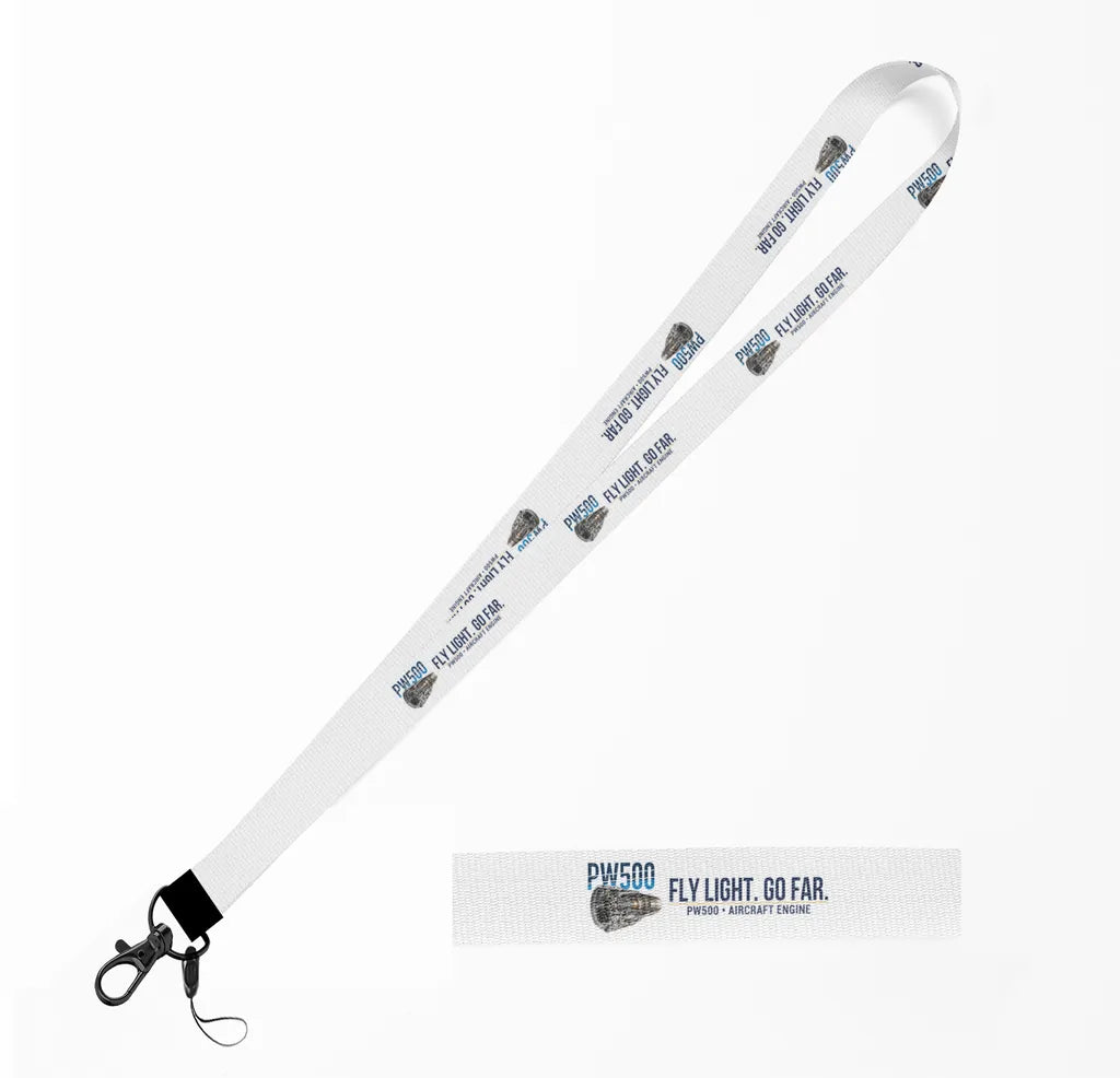 PW500 lanyard - white