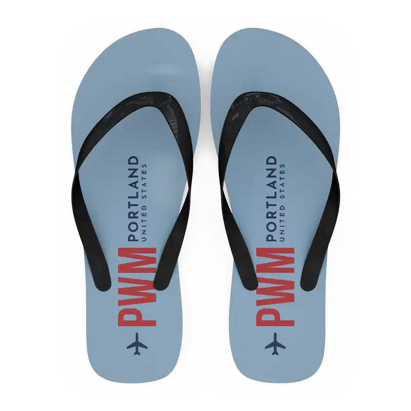 Portland International Jetport (PWM) Slippers & Flip Flops - Slippers - Flip Flops - Code - Light Blue