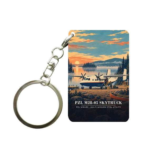 PZL M28-05 Skytruck - 3D - Key Chain - Full Print