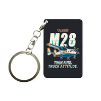 Thumbnail for PZL M28-05 Skytruck - Cartoon - Key Chain - Black
